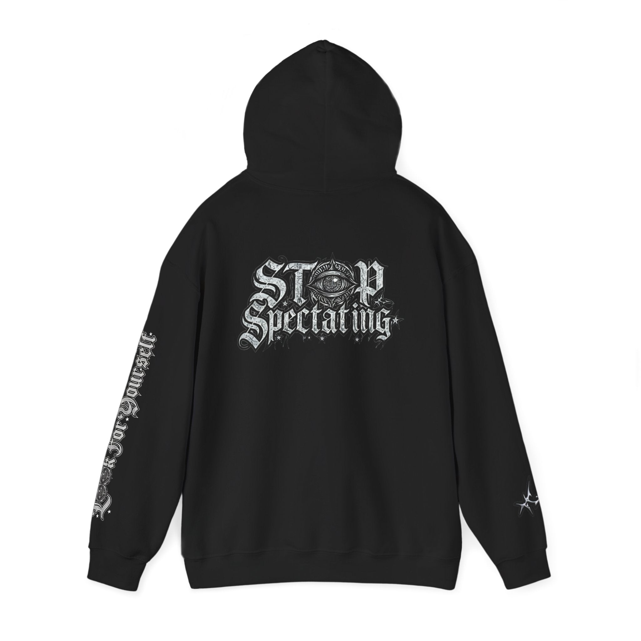 Stop Spectating Hoodie | Look for Yourself - Black