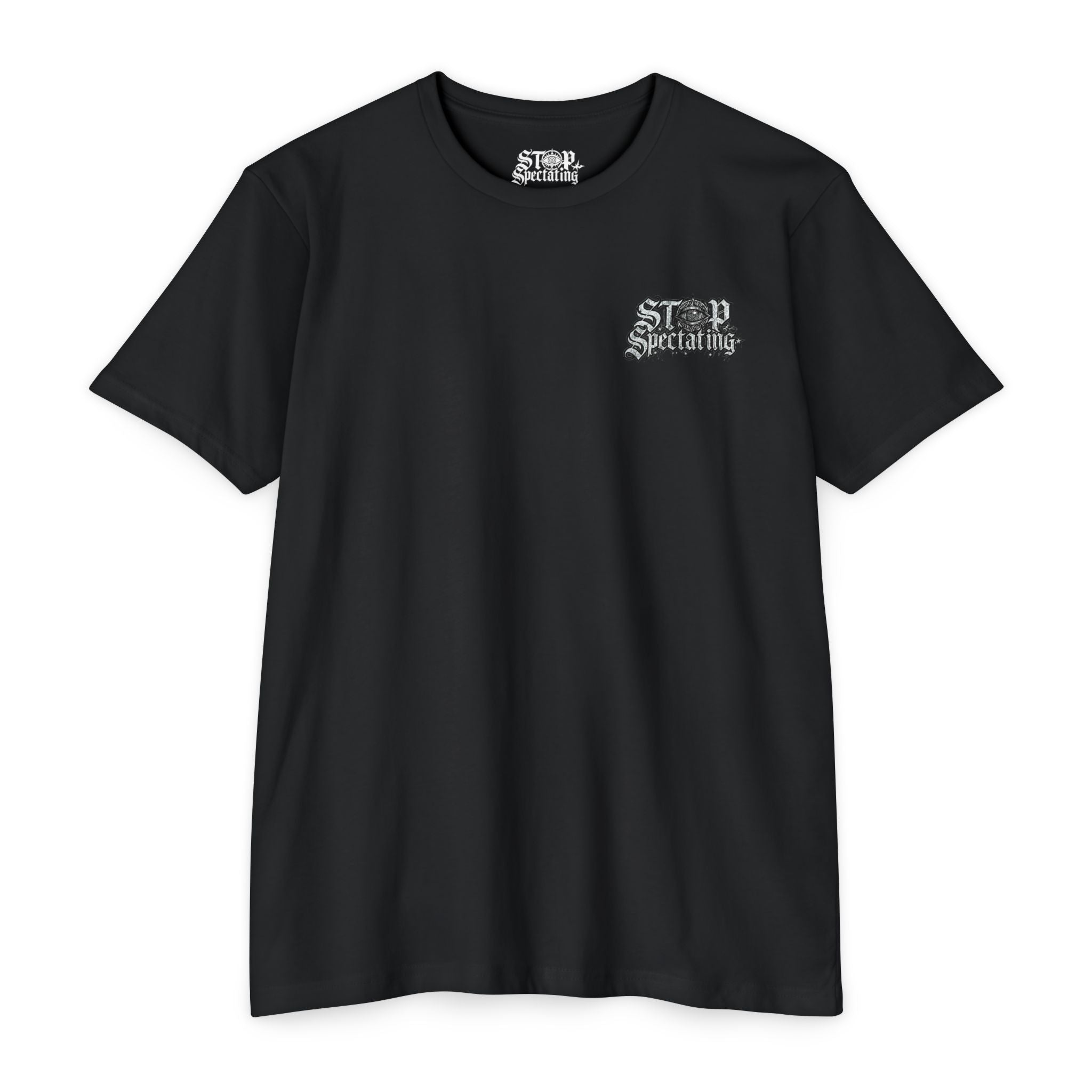 Stop Spectating Lightweight Blend T-Shirt - Black