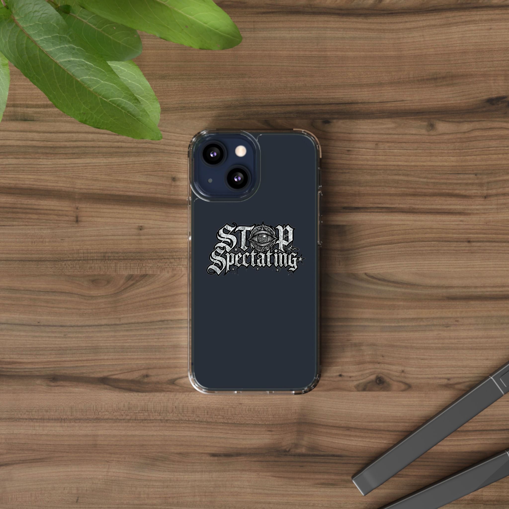 Stop Spectating iPhone Case