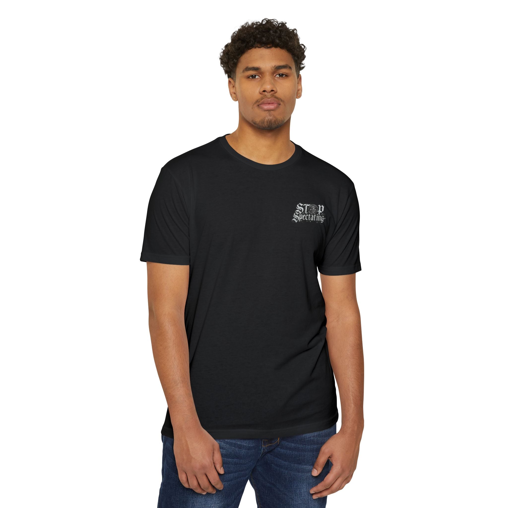 Stop Spectating Lightweight Blend T-Shirt - Black