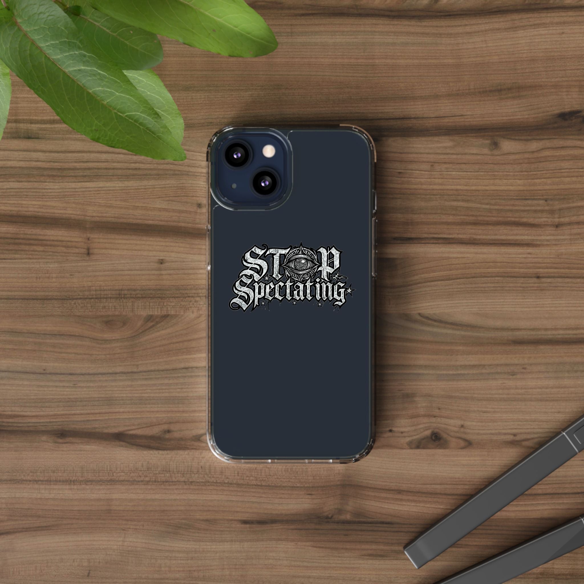 Stop Spectating iPhone Case