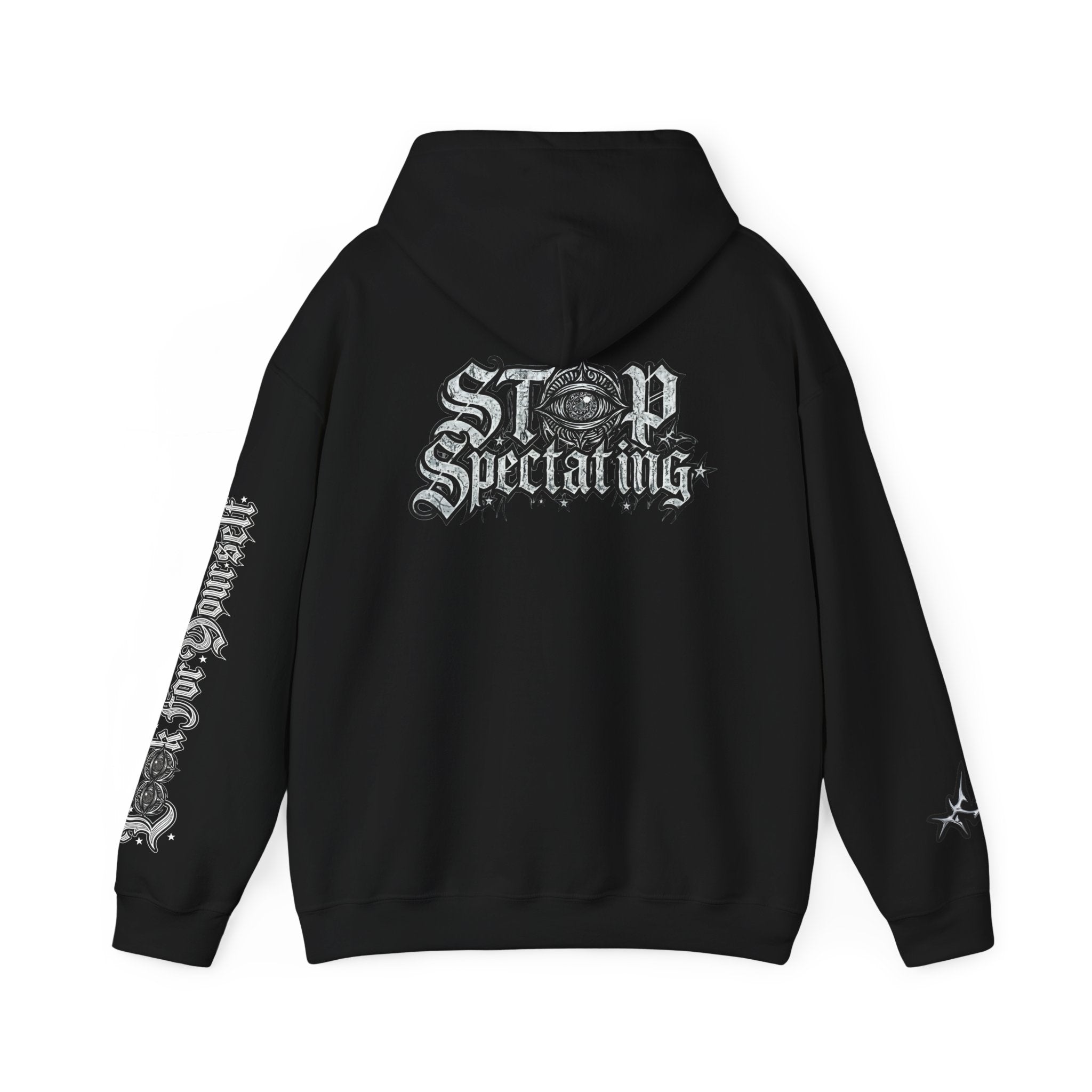 Stop Spectating Hoodie | Look for Yourself - Black
