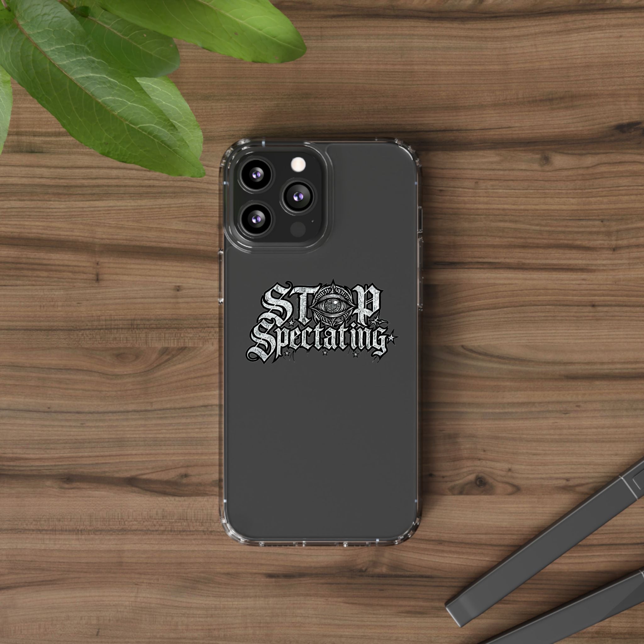 Stop Spectating iPhone Case