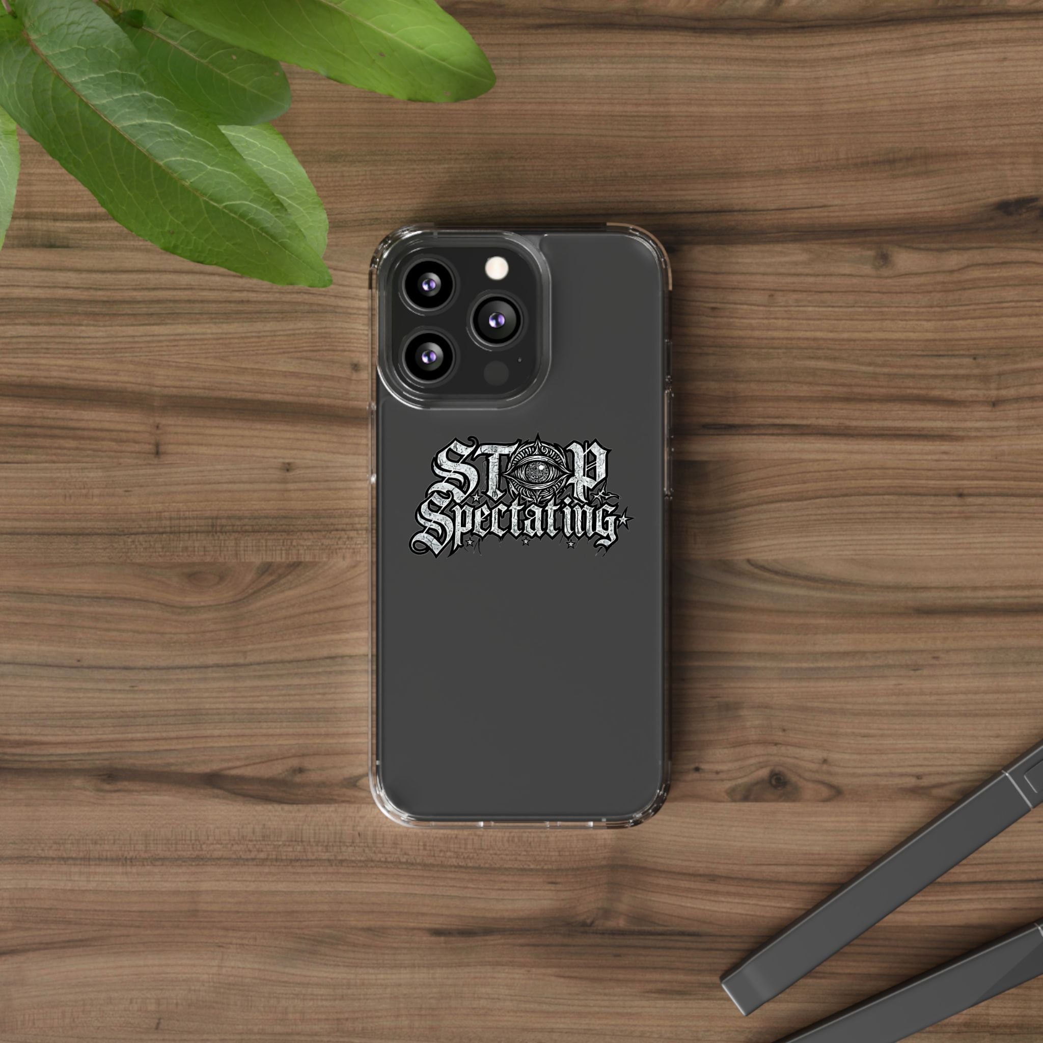 Stop Spectating iPhone Case