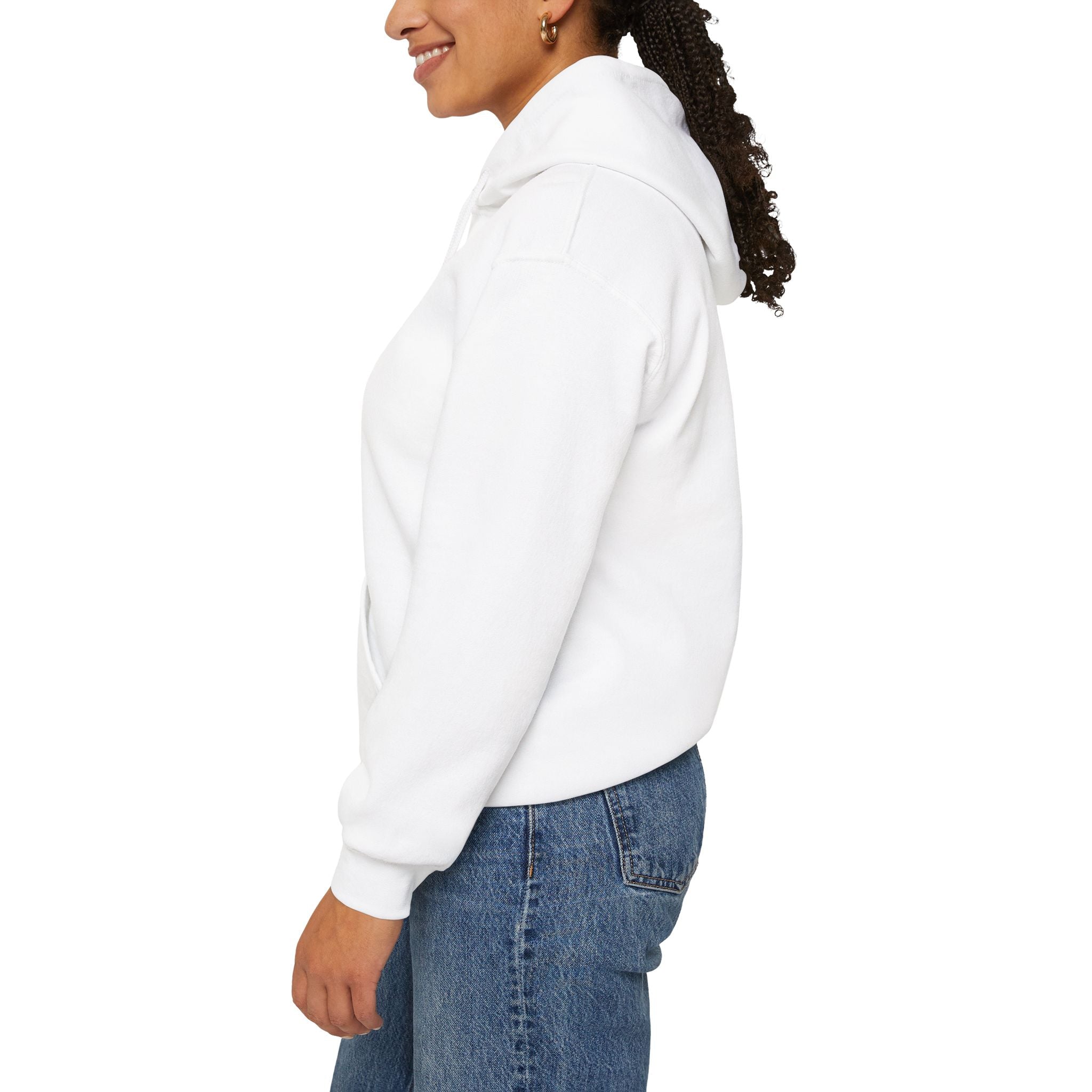 Stop Spectating Embroidered Hoodie - White