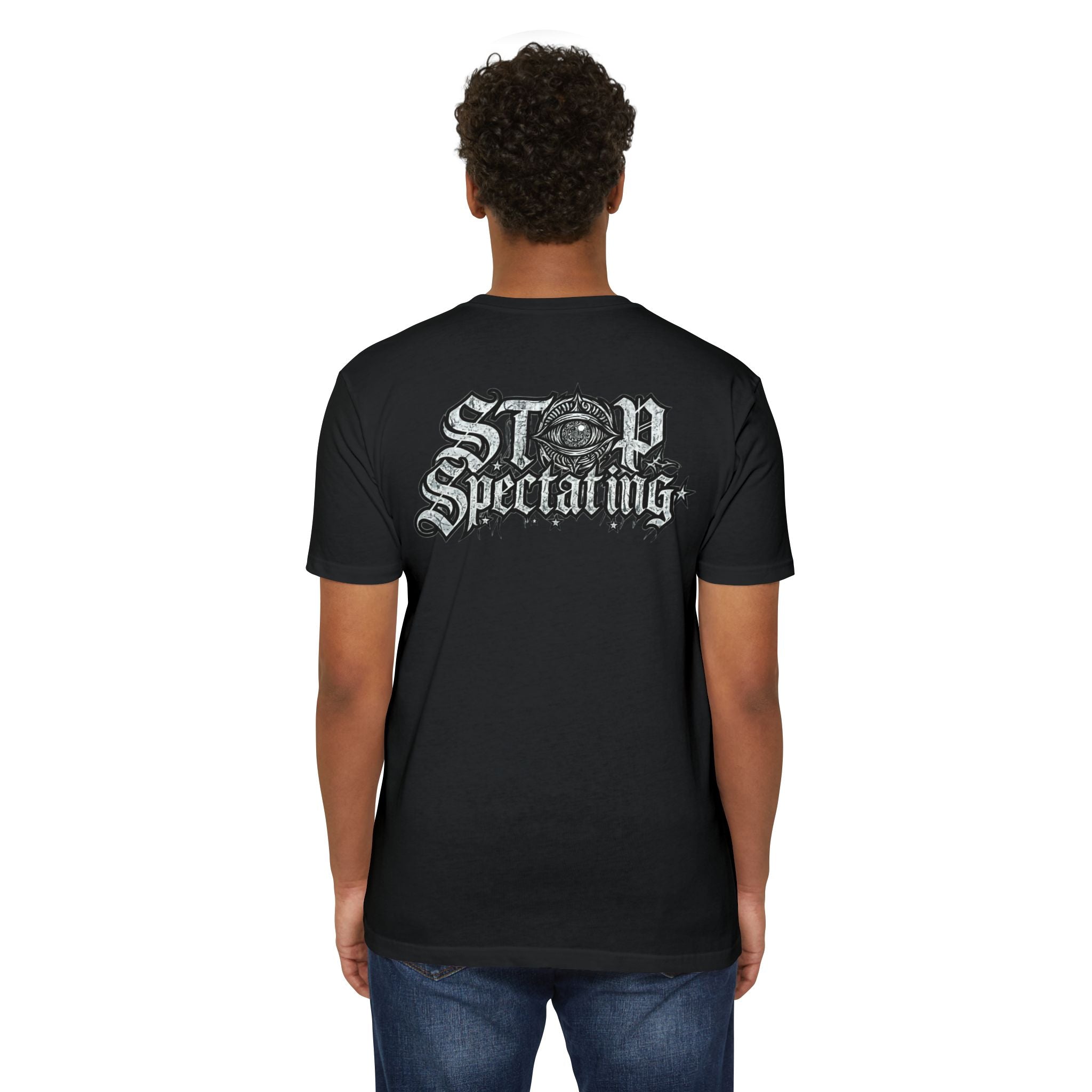 Stop Spectating Lightweight Blend T-Shirt - Black