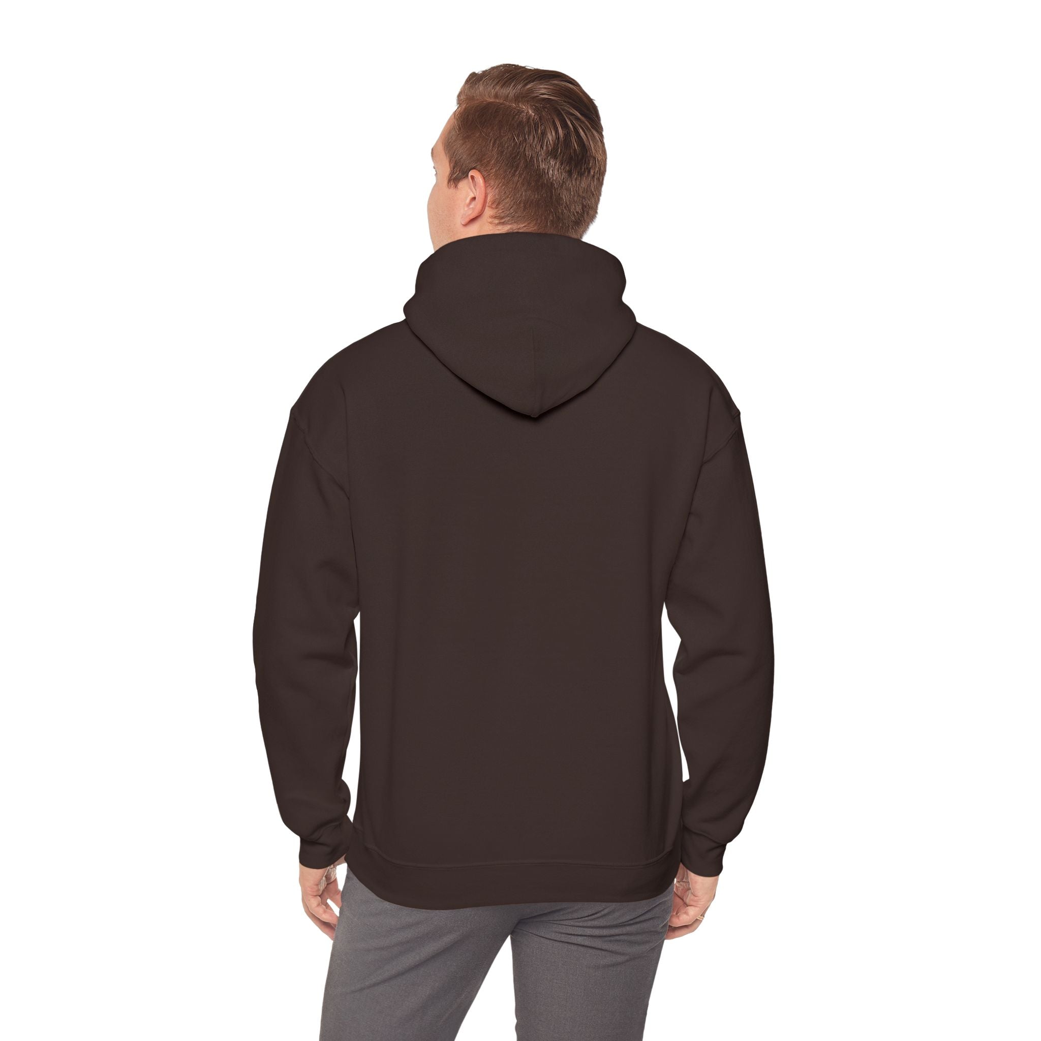Stop Spectating Embroidered Hoodie - Brown
