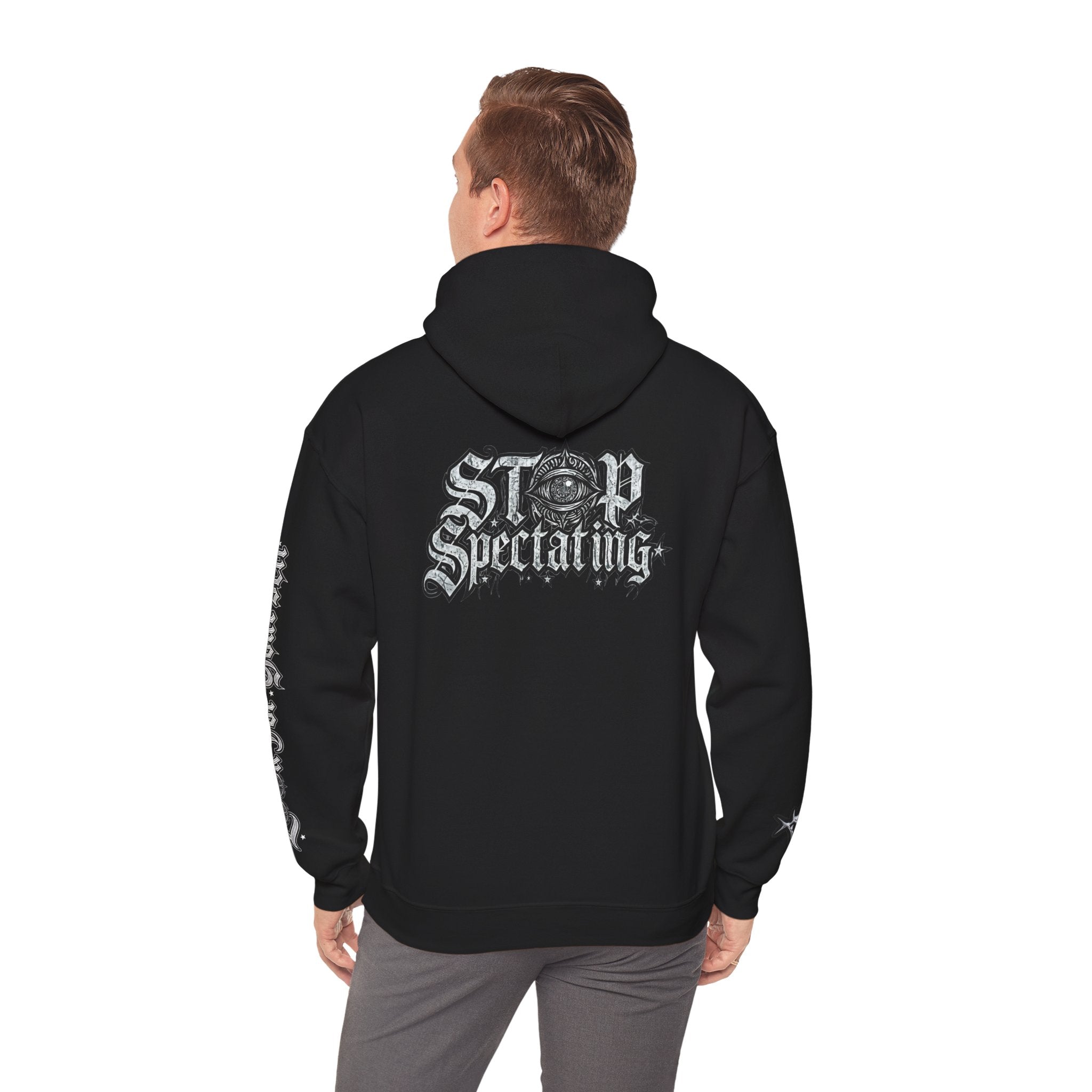 Stop Spectating Hoodie | Look for Yourself - Black